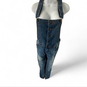 Fire Los Angeles Blue Denim Overalls
